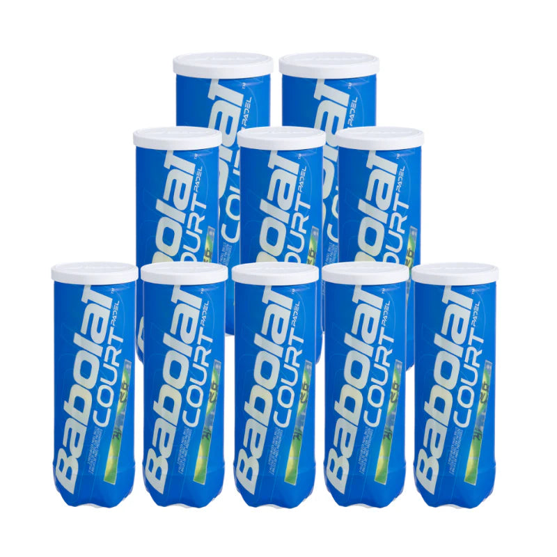 PACK DE 10 TUBES DE BALLES COURT PADEL BABOLAT